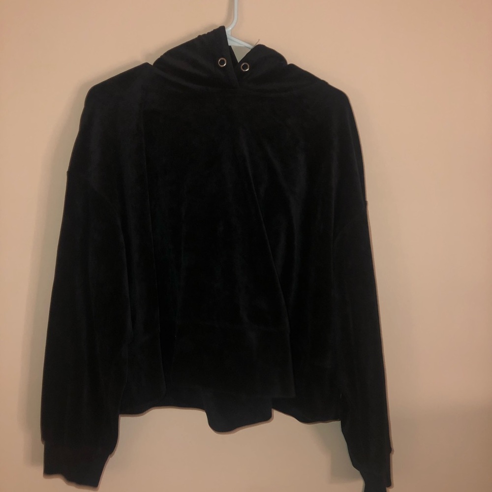 Black Velvet Hoodie